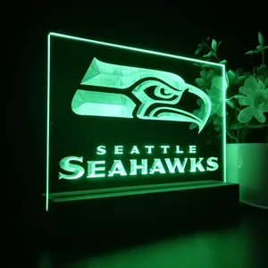 Seattle Seahawks Logo 1 LED Desk Light