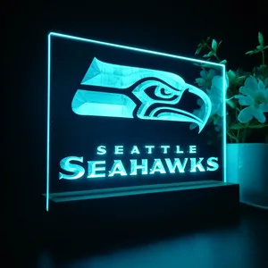 Seattle Seahawks Logo 1 LED Desk Light