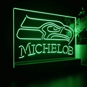 Seattle Seahawks Michelob LED Desk Light