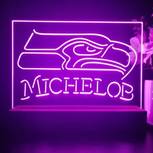 Seattle Seahawks Michelob LED Desk Light