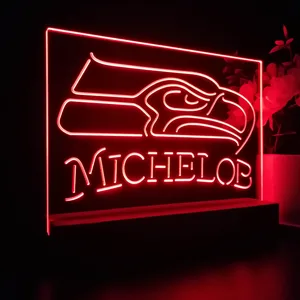 Seattle Seahawks Michelob LED Desk Light