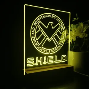 S.H.I.E.L.D. Logo LED Desk Light