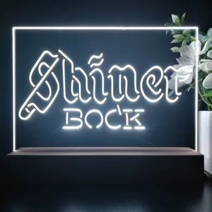 Shiner Bock Banner 1 LED Desk Light