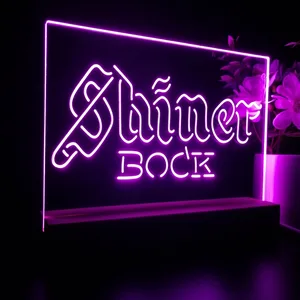 Shiner Bock Banner 1 LED Desk Light