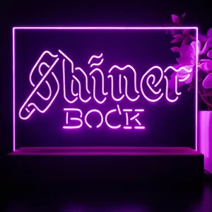 Shiner Bock Banner 1 LED Desk Light