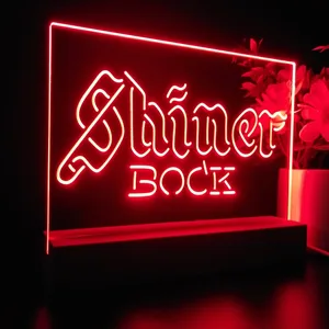 Shiner Bock Banner 1 LED Desk Light
