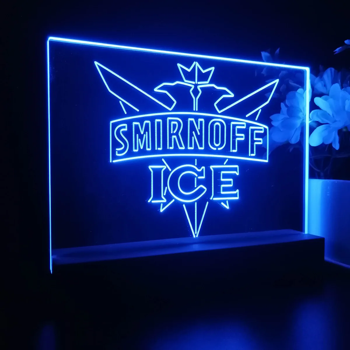 Smirnoff Ice Logo 2 LED Desk Light