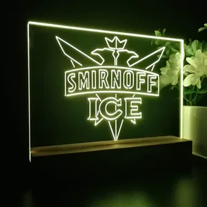 Smirnoff Ice Logo 2 LED Desk Light
