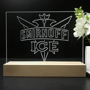 Smirnoff Ice Logo 2 LED Desk Light