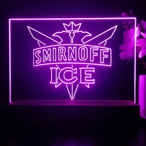 Smirnoff Ice Logo 2 LED Desk Light