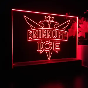Smirnoff Ice Logo 2 LED Desk Light
