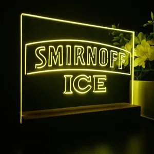 Smirnoff Ice Logo LED Desk Light