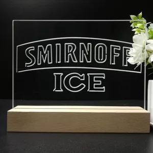 Smirnoff Ice Logo LED Desk Light