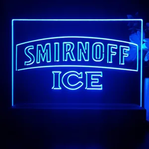 Smirnoff Ice Logo LED Desk Light