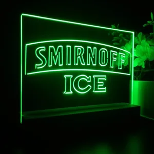Smirnoff Ice Logo LED Desk Light