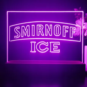Smirnoff Ice Logo LED Desk Light