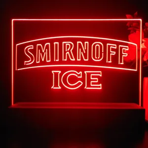 Smirnoff Ice Logo LED Desk Light