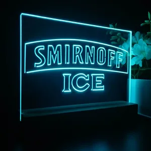 Smirnoff Ice Logo LED Desk Light