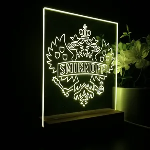 Smirnoff Logo LED Desk Light
