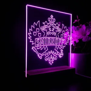 Smirnoff Logo LED Desk Light
