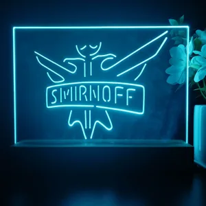 Smirnoff Logo Plain LED Desk Light