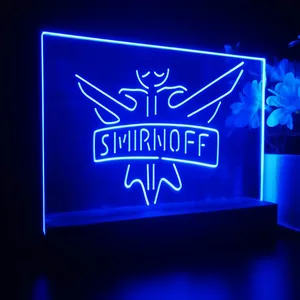 Smirnoff Logo Plain LED Desk Light