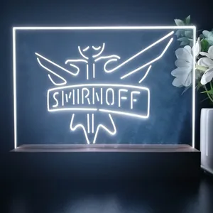 Smirnoff Logo Plain LED Desk Light