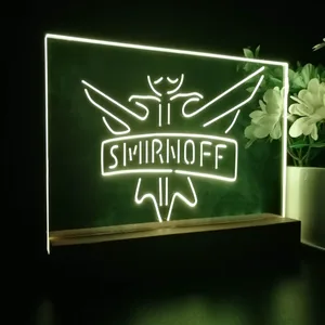 Smirnoff Logo Plain LED Desk Light