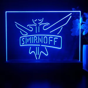Smirnoff Logo Plain LED Desk Light