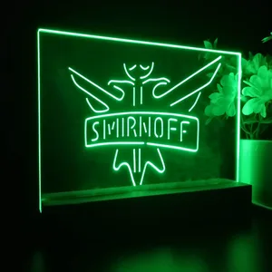 Smirnoff Logo Plain LED Desk Light