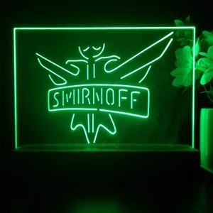 Smirnoff Logo Plain LED Desk Light