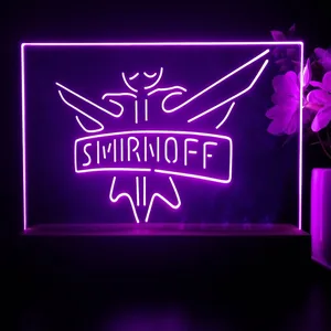 Smirnoff Logo Plain LED Desk Light