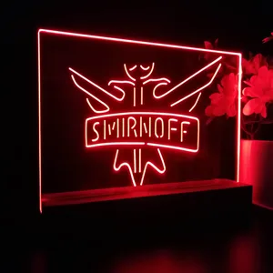 Smirnoff Logo Plain LED Desk Light