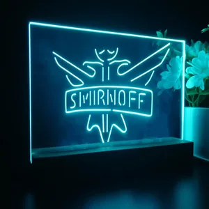 Smirnoff Logo Plain LED Desk Light
