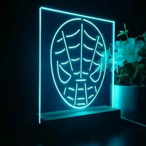 Spider-Man Face LED Desk Light