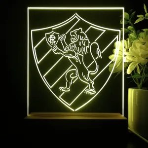 Sport Club do Recife Logo LED Desk Light