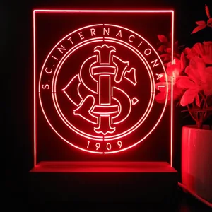 Sport Club Internacional Logo LED Desk Light