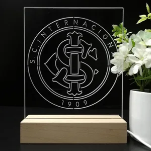 Sport Club Internacional Logo LED Desk Light