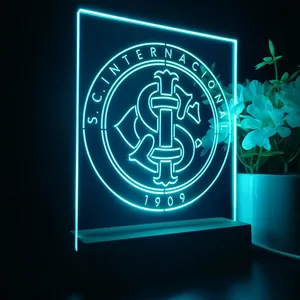 Sport Club Internacional Logo LED Desk Light