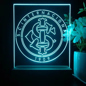 Sport Club Internacional Logo LED Desk Light