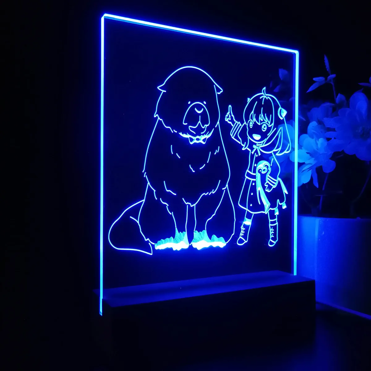 Spy X Family Anya with bear LED Desk Light