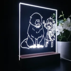 Spy X Family Anya with bear LED Desk Light