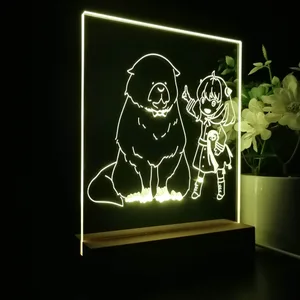 Spy X Family Anya with bear LED Desk Light