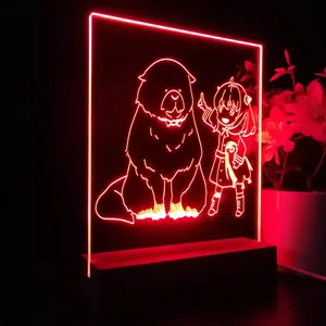 Spy X Family Anya with bear LED Desk Light
