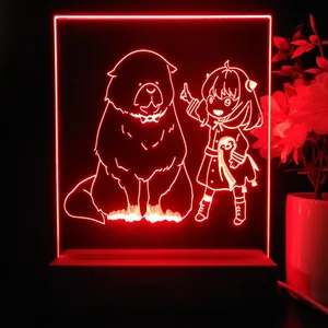 Spy X Family Anya with bear LED Desk Light