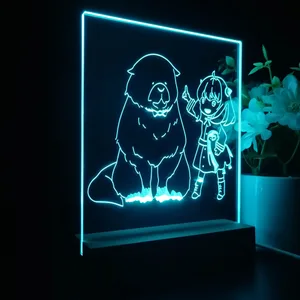 Spy X Family Anya with bear LED Desk Light