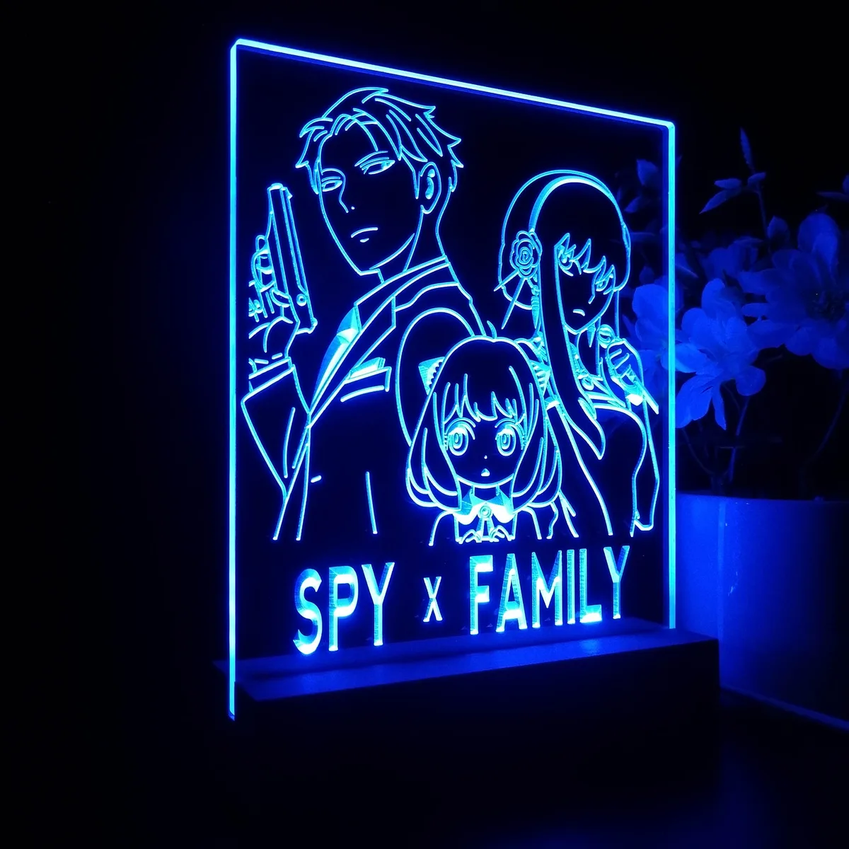 Spy X Family Loid Anya Yor 2 LED Desk Light