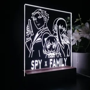 Spy X Family Loid Anya Yor 2 LED Desk Light