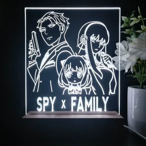 Spy X Family Loid Anya Yor 2 LED Desk Light