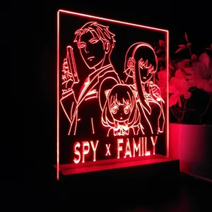 Spy X Family Loid Anya Yor 2 LED Desk Light